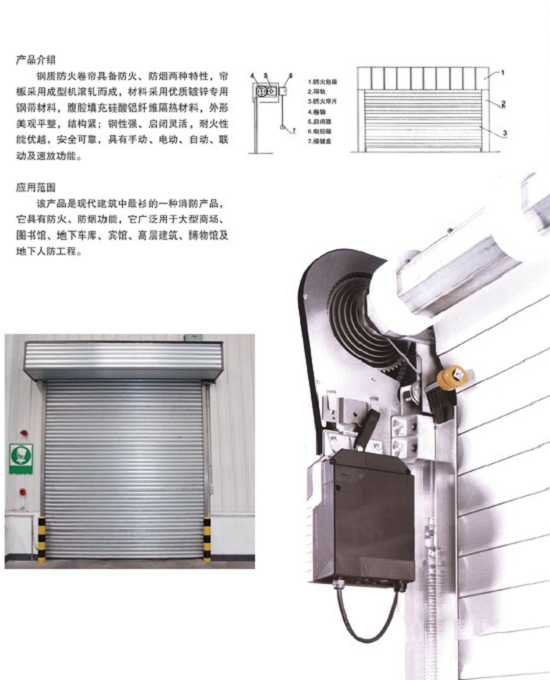 鋼質防火卷簾