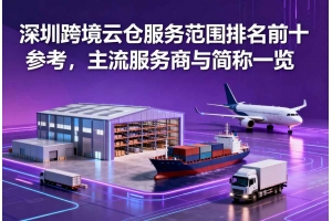 深圳跨境云倉服務(wù)范圍排名前十參考，主流服務(wù)商與簡稱一覽